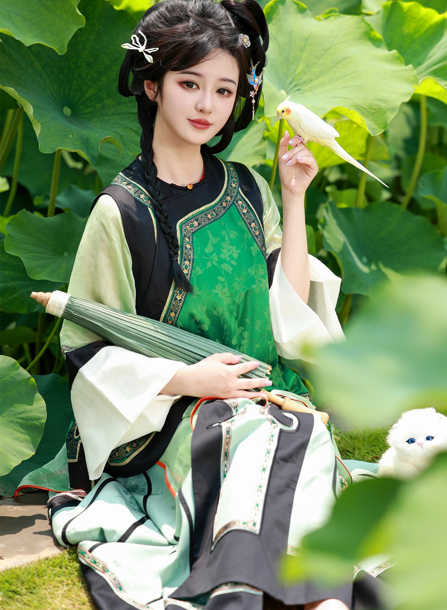 [YITUYU] 艺图语 绿茵 不可爱的禾禾喵 | 典雅俏丽古装唯美写真